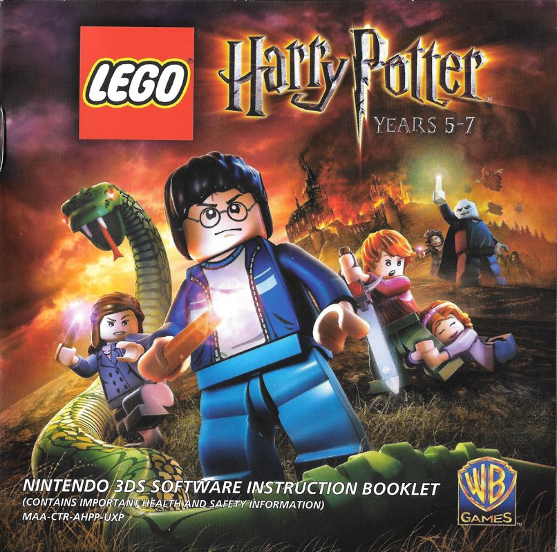 Manual for LEGO Harry Potter: Years 5-7 (Nintendo 3DS): Front