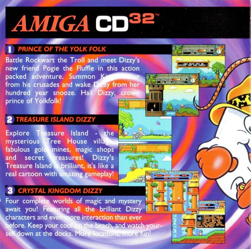 Inside Cover for The Big 6 (Amiga CD32): Inside Front