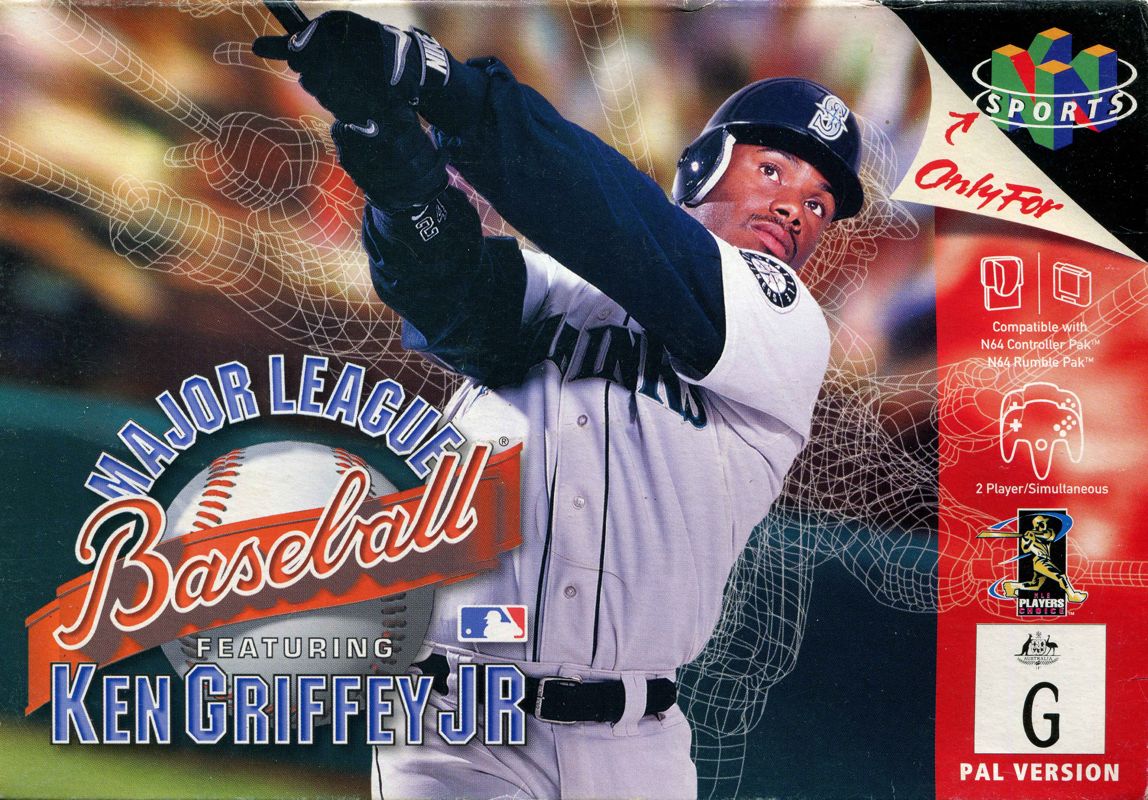 Front Cover for Major League Baseball Featuring Ken Griffey Jr (Nintendo 64)