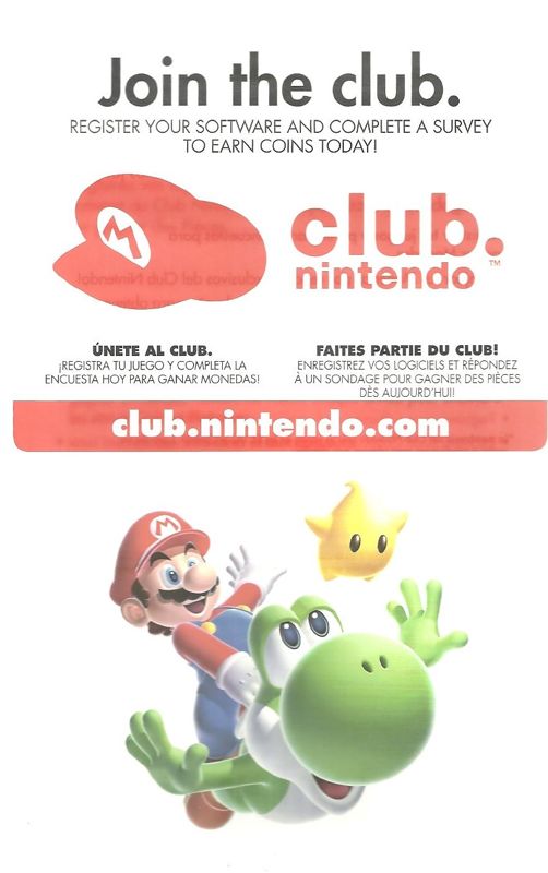 Extras for Super Mario Galaxy 2 (Wii): Club Nintendo Pin - Front