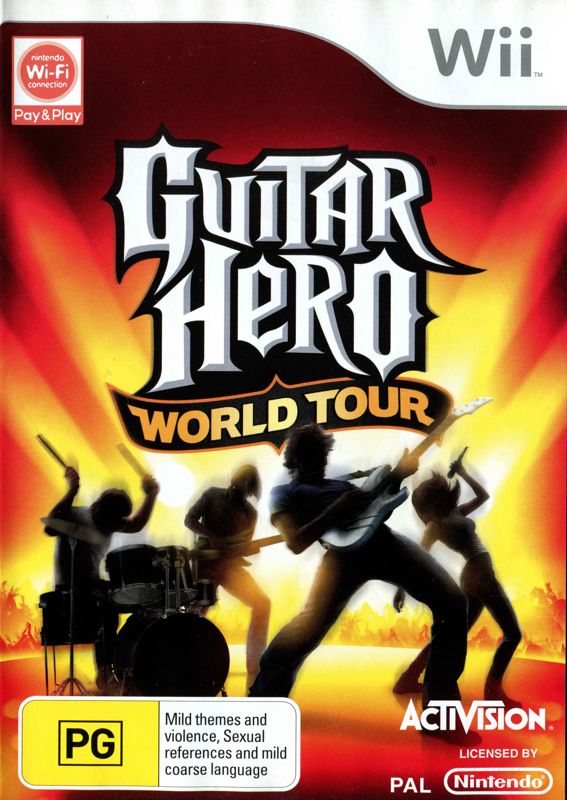 Front Cover for Guitar Hero: World Tour (Wii)