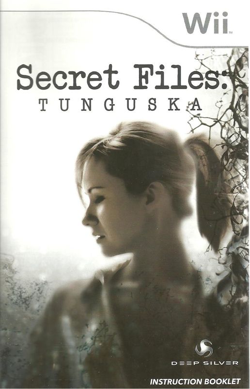 Manual for Secret Files: Tunguska (Wii): Front