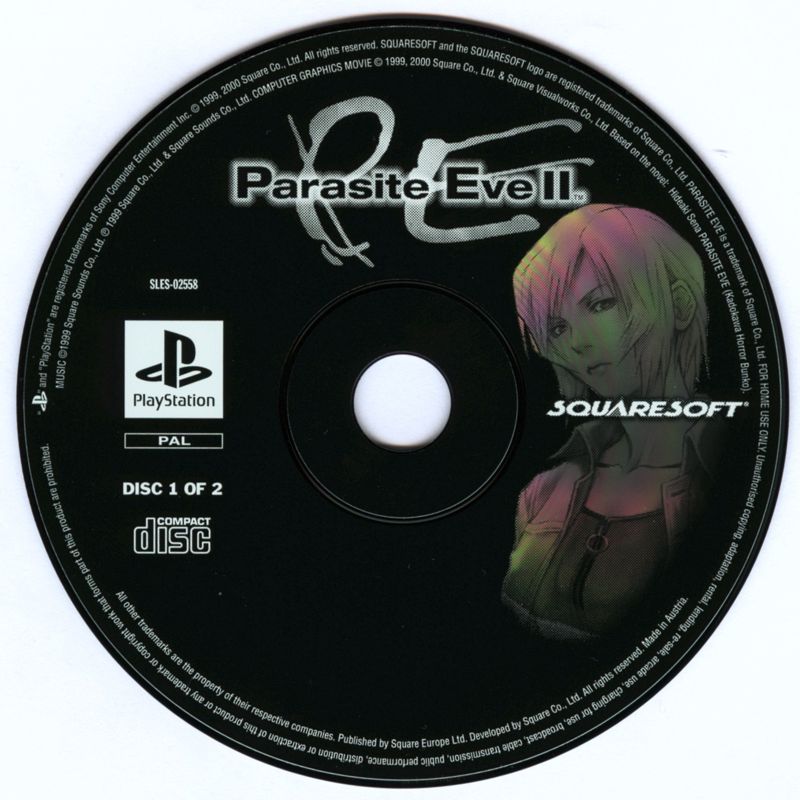 Parasite Eve Original PlayStation game for Sale