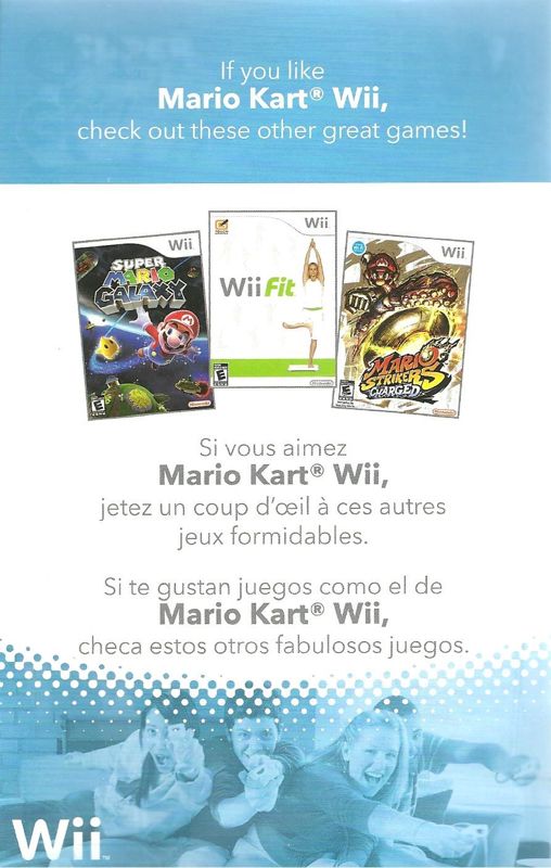 Advertisement for Mario Kart Wii (Wii) (Bundled with Wii Wheel): Nintendo Ad - Front