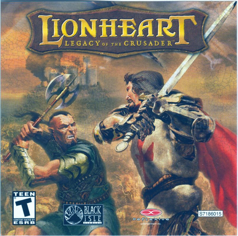 Other for Lionheart: Legacy of the Crusader (Windows): Jewel Case - Front
