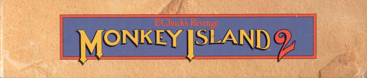 Spine/Sides for Monkey Island 2: LeChuck's Revenge (Amiga): Top