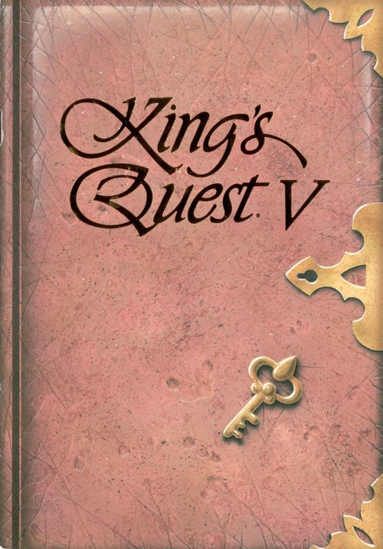 Manual for King's Quest V: Absence Makes the Heart Go Yonder! (Amiga): Front