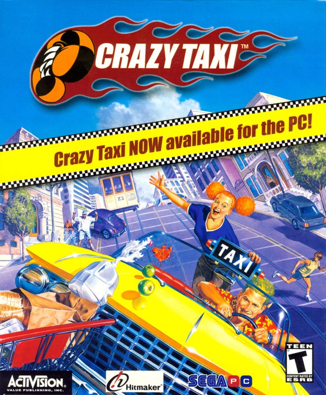 Front Cover for Crazy Taxi (Windows) (Big box)