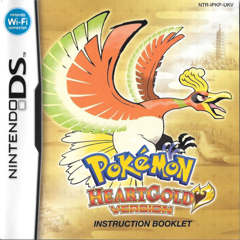 Pokémon HeartGold Version Cover Or Packaging Material - MobyGames