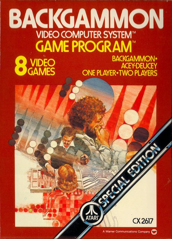 Front Cover for Backgammon (Atari 2600)