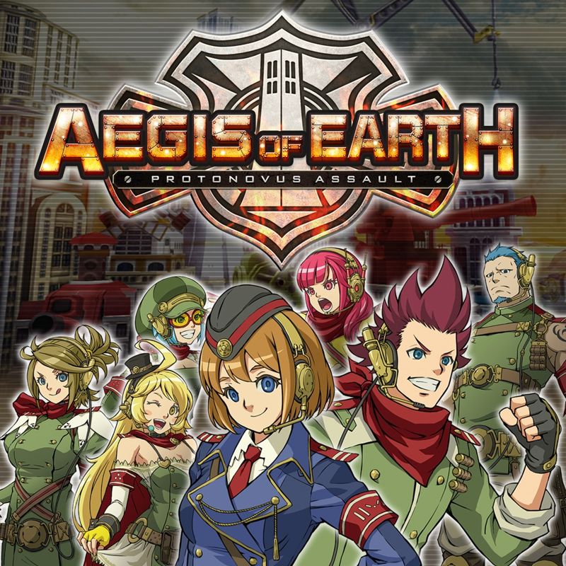 Front Cover for Aegis of Earth: Protonovus Assault (PS Vita and PlayStation 3 and PlayStation 4) (PSN release)