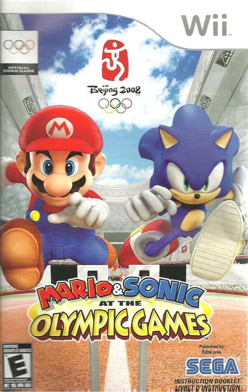 Manual for Mario & Sonic at the Olympic Games (Wii): Front