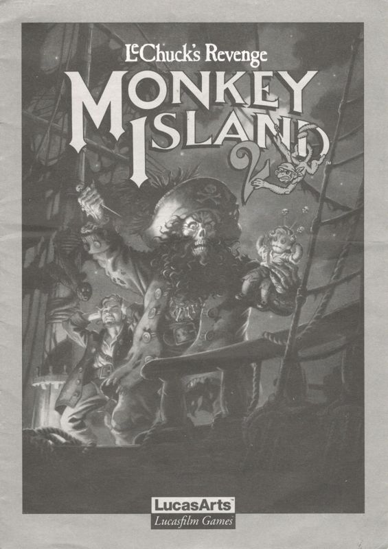 Manual for Monkey Island 2: LeChuck's Revenge (Amiga): Front