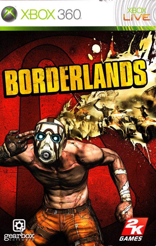 Manual for Borderlands (Xbox 360): Front