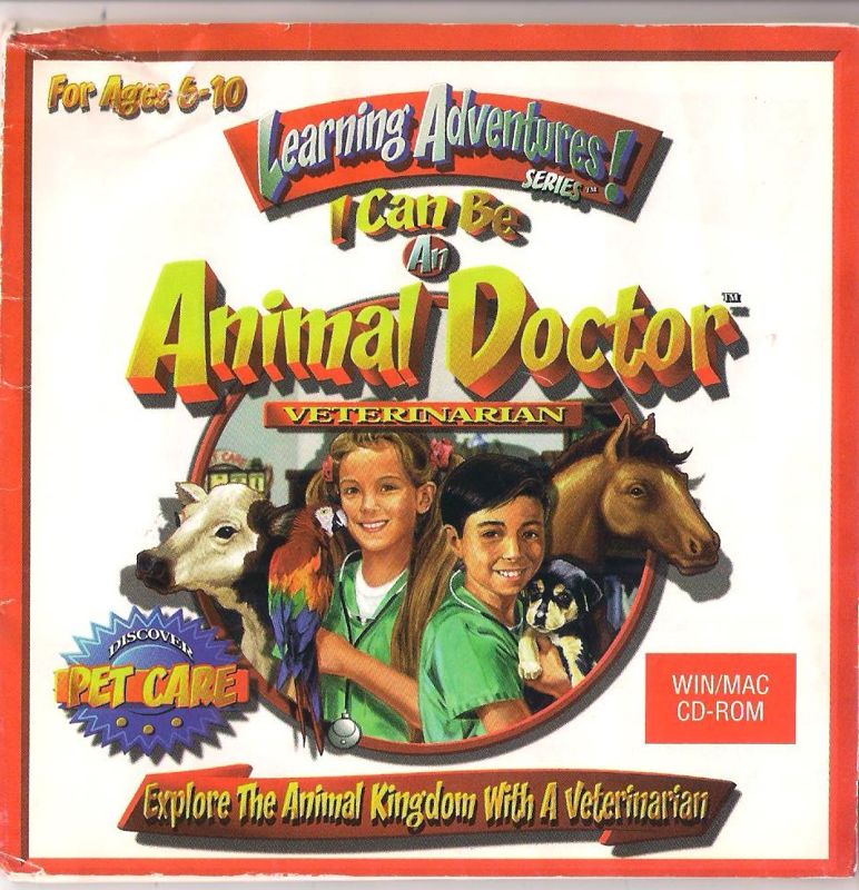 Front Cover for I Can Be an Animal Doctor (Macintosh and Windows and Windows 3.x)
