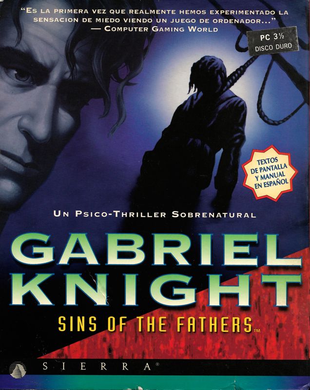 Front Cover for Gabriel Knight: Sins of the Fathers (DOS)