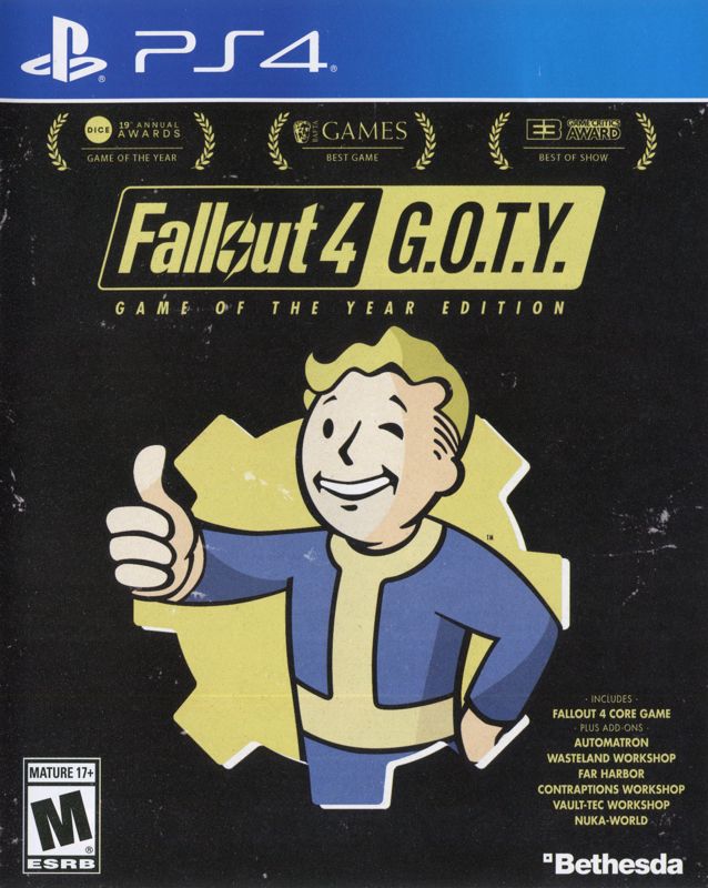 Fallout 4 cover or packaging material - MobyGames