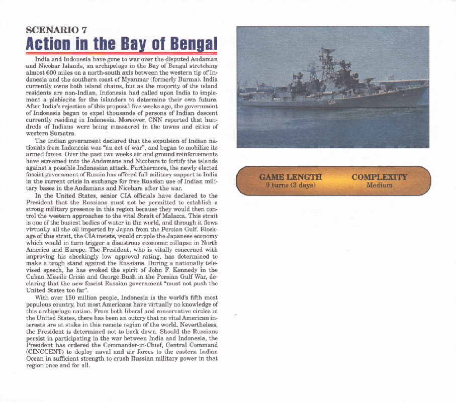 Extras for 5th Fleet (DOS): Scenario 7 Cart