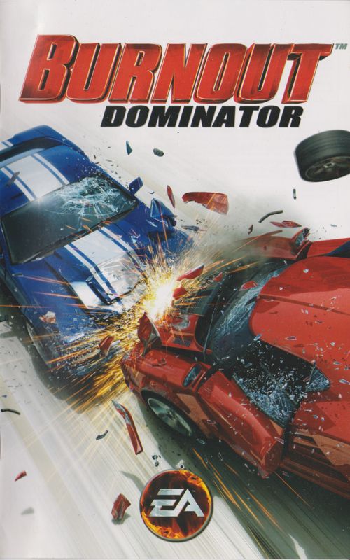 Manual for Burnout: Dominator (PlayStation 2): Front