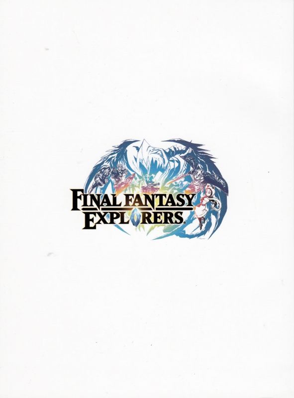 Extras for Final Fantasy Explorers (Collector's Edition) (Nintendo 3DS): Art Book - Back