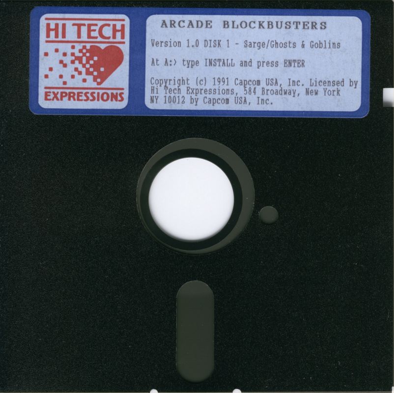 Media for Arcade Blockbusters! (DOS): 5.25" Disk 1