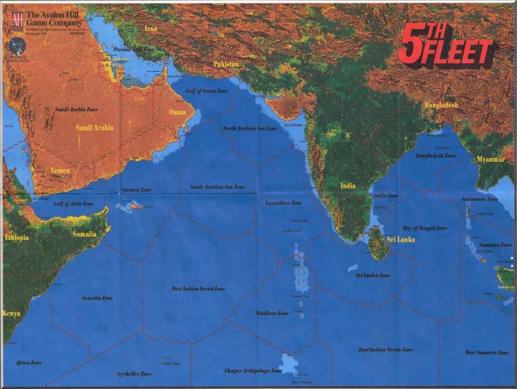 Map for 5th Fleet (DOS)