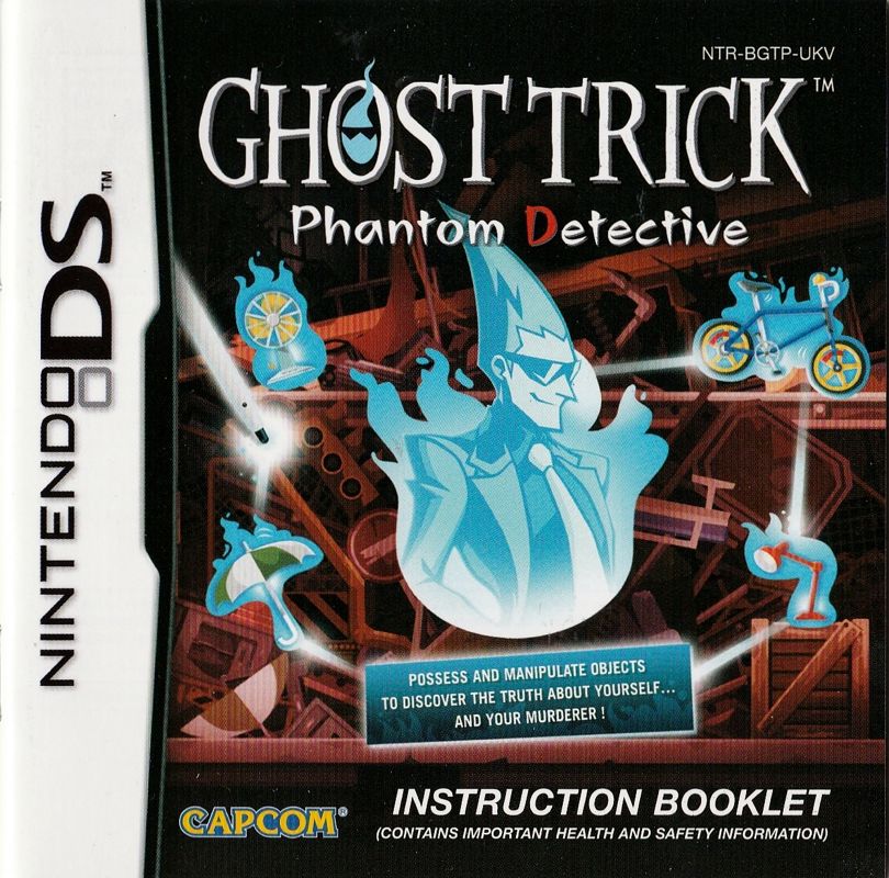 Manual for Ghost Trick: Phantom Detective (Nintendo DS): Front