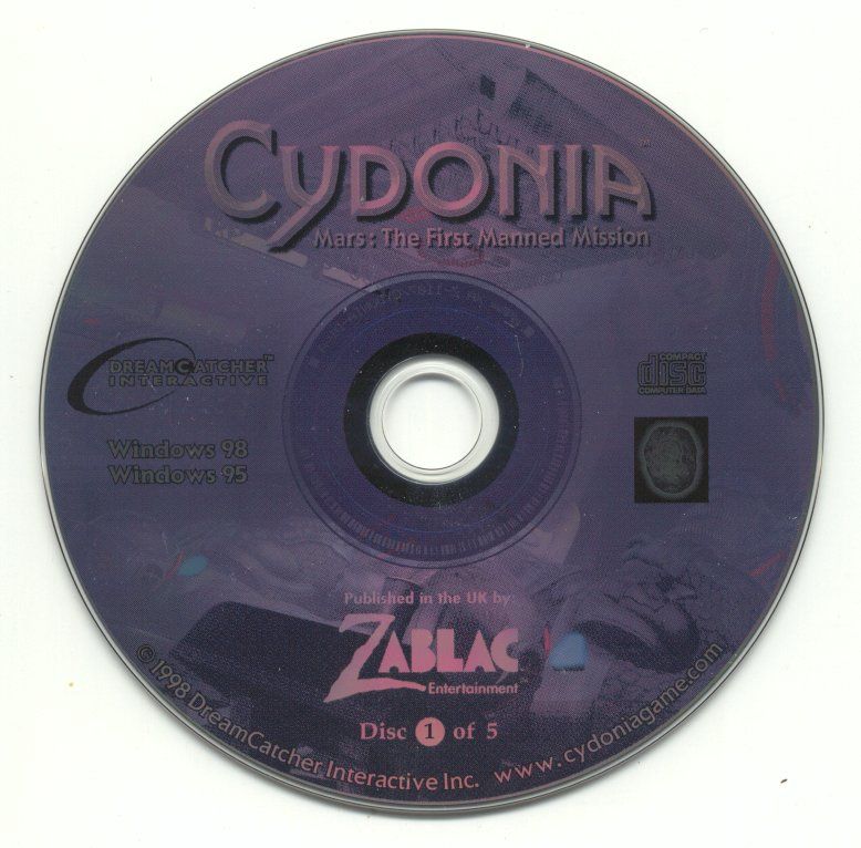 Media for Cydonia: Mars - The First Manned Mission (Windows): Disc 1/5