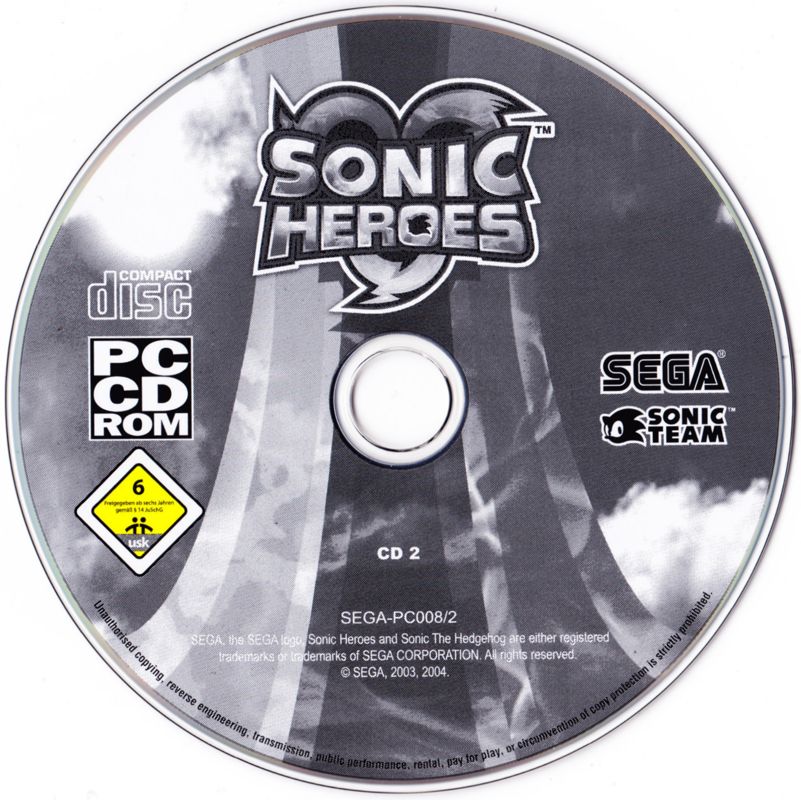Media for Sonic Heroes (Windows) (Software Pyramide release)
