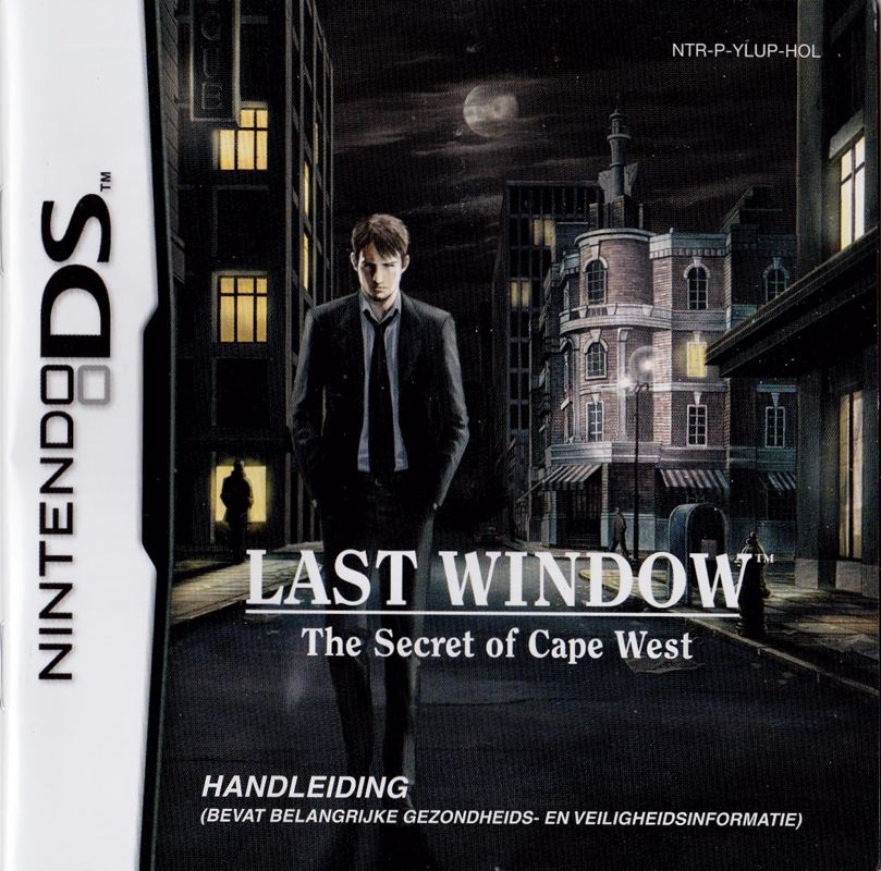 Manual for Last Window: The Secret of Cape West (Nintendo DS): Front
