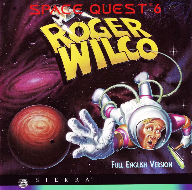 Other for Space Quest 6: Roger Wilco in the Spinal Frontier (DOS and Windows and Windows 3.x): Jewel Case - Front (also Manual - Front)