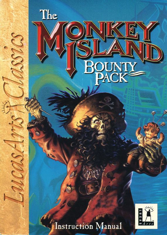 Manual for The Curse of Monkey Island (DOS and Windows): Front