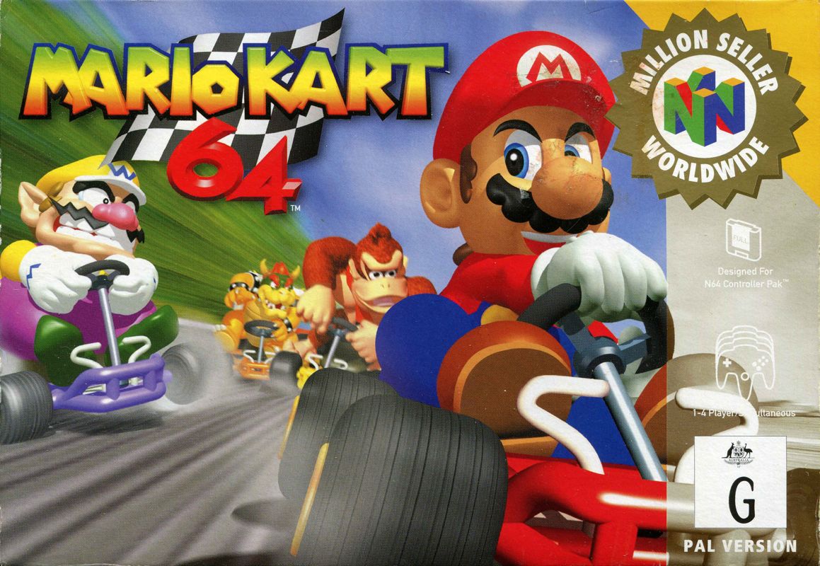 Mario Kart 64 Cover Or Packaging Material Mobygames 6933