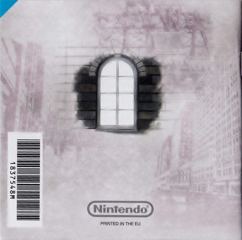 Manual for Last Window: The Secret of Cape West (Nintendo DS): Back