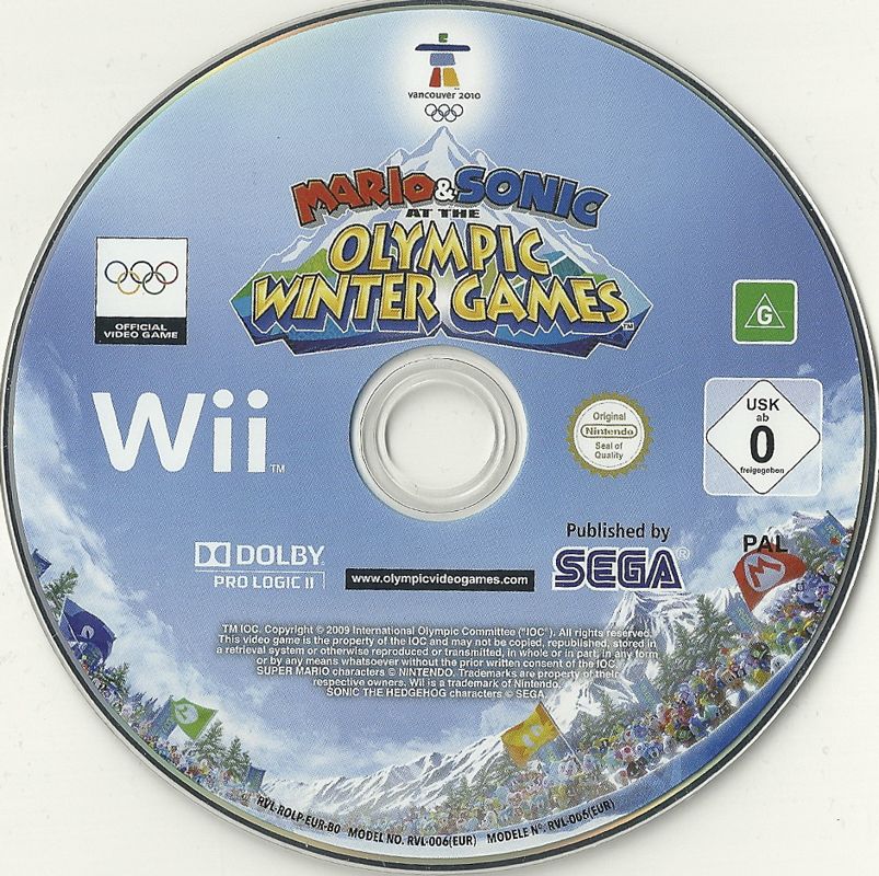 Media for Mario & Sonic at the Olympic Winter Games (Wii)