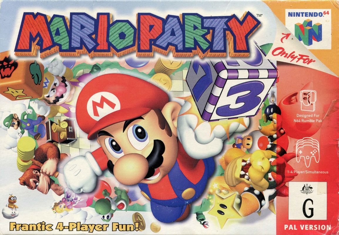 Front Cover for Mario Party (Nintendo 64)