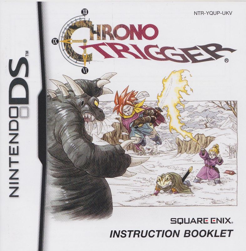 Manual for Chrono Trigger (Nintendo DS): Front