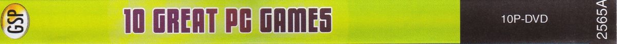 Spine/Sides for 10 Great PC Games (Windows)