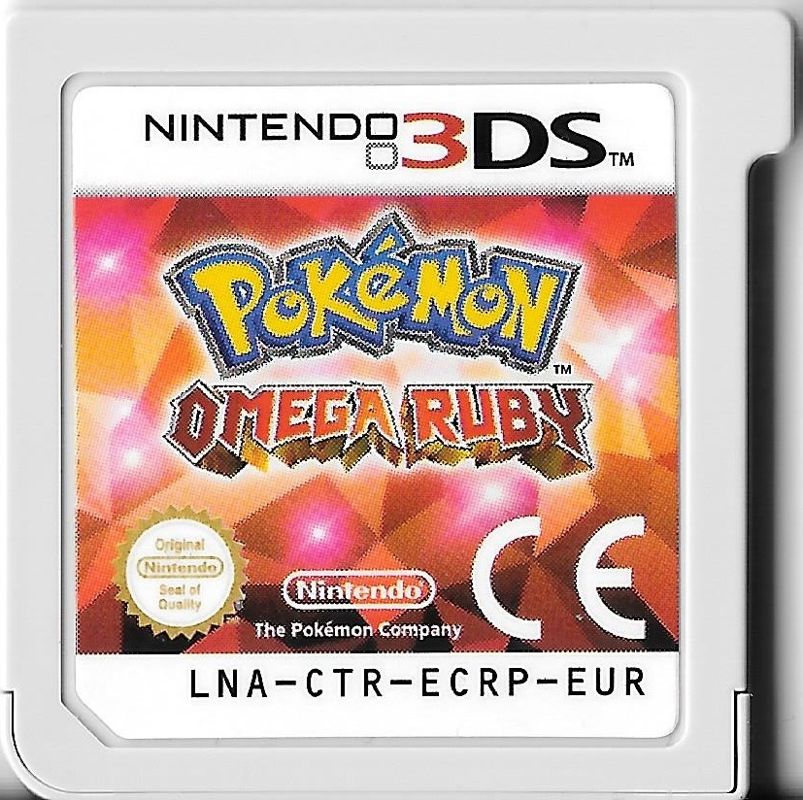 Pokémon Omega Ruby cover or packaging material - MobyGames