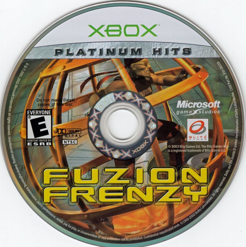 Media for Fuzion Frenzy (Xbox) (Platinum Hits release)