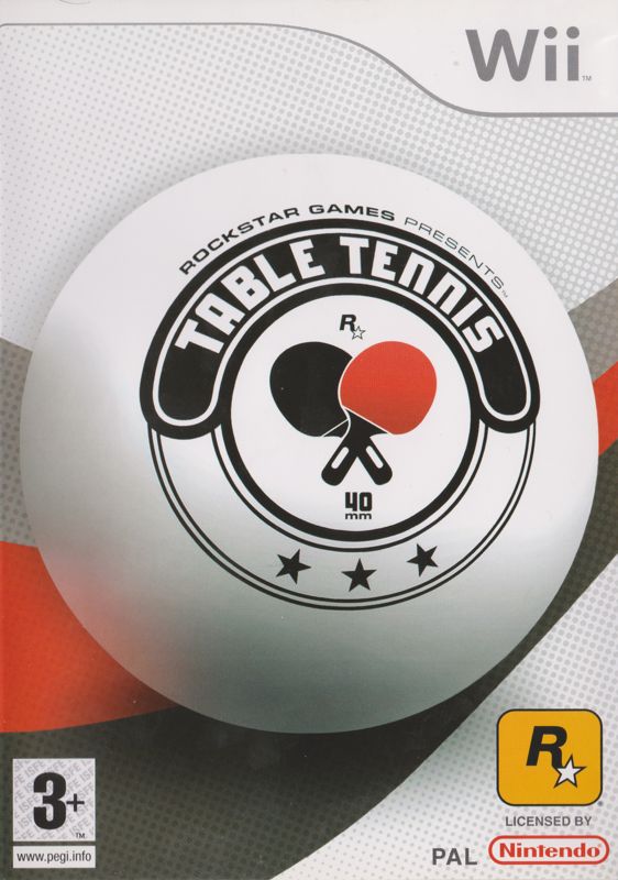 Front Cover for Rockstar Games presents Table Tennis (Wii)