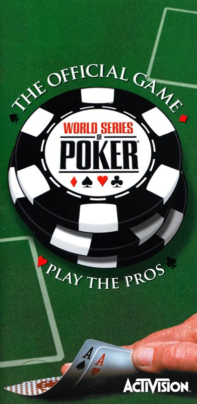 Manual for World Series of Poker (PSP): Front