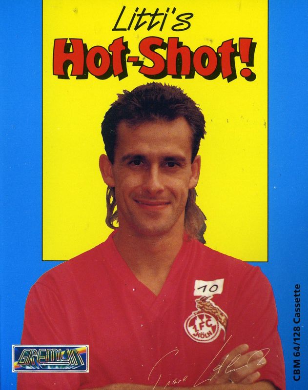 Front Cover for Gary Lineker's Hot-Shot! (Commodore 64) (Cassette release)