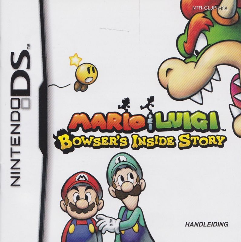 Manual for Mario & Luigi: Bowser's Inside Story (Nintendo DS): Front