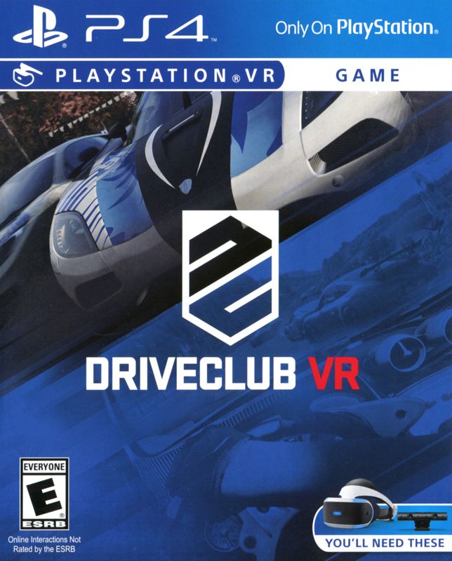 Front Cover for Driveclub VR (PlayStation 4)