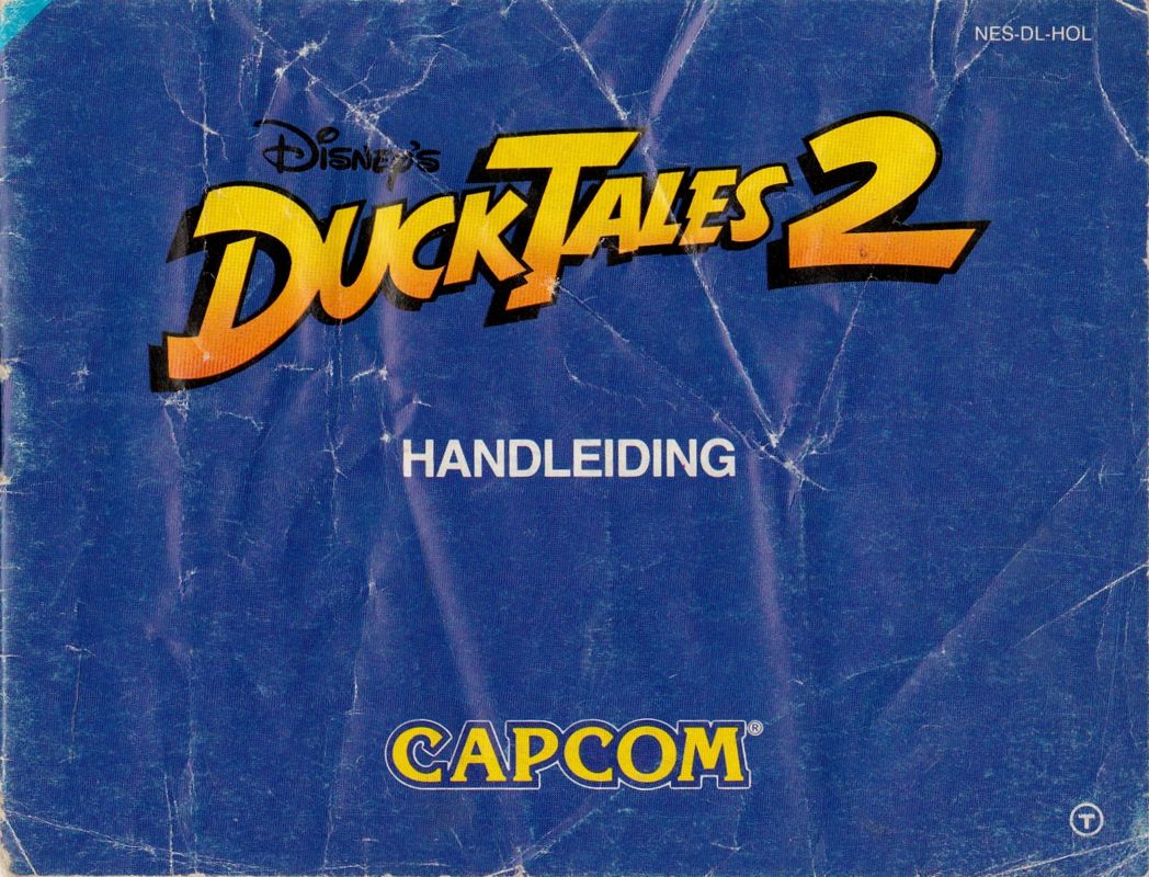 Manual for Disney's DuckTales 2 (NES): Front