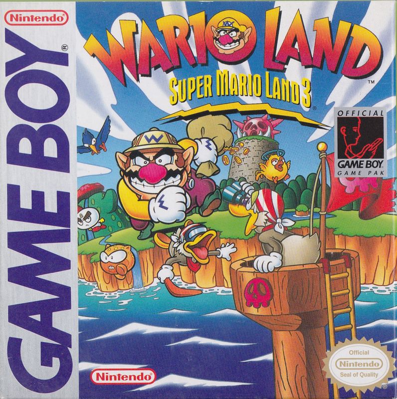 Front Cover for Wario Land: Super Mario Land 3 (Game Boy)