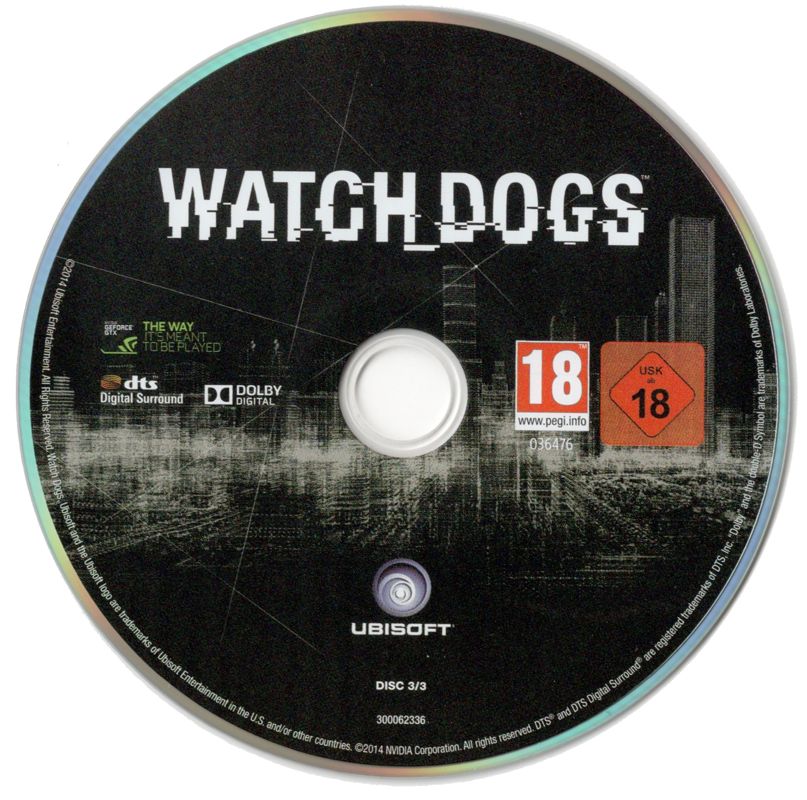 Media for Watch_Dogs (DedSec Edition) (Windows): Disc 3