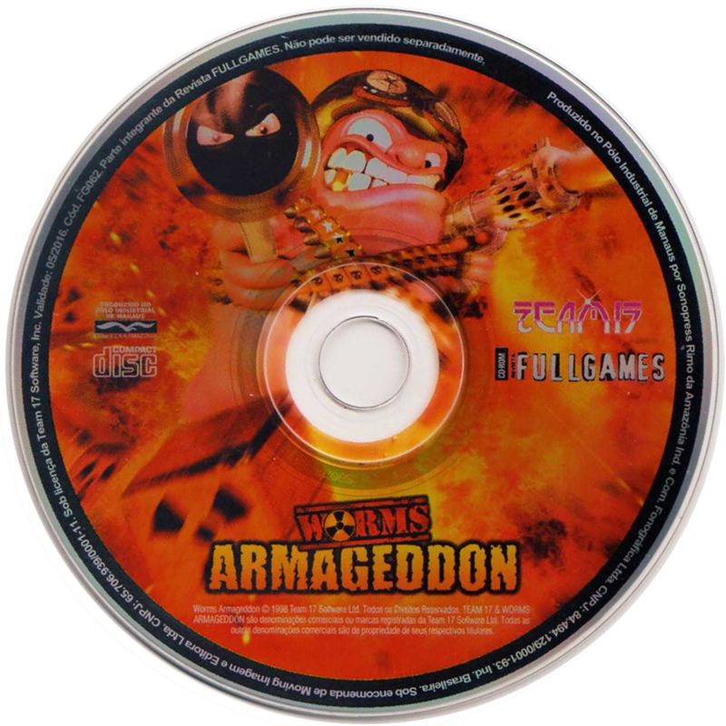 Media for Worms: Armageddon (Windows) (Fullgames #62 covermount)