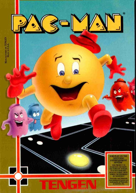 Pac-Man Cover Or Packaging Material - MobyGames